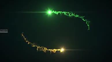 大气震撼粒子对撞企业logo视频视频的预览图
